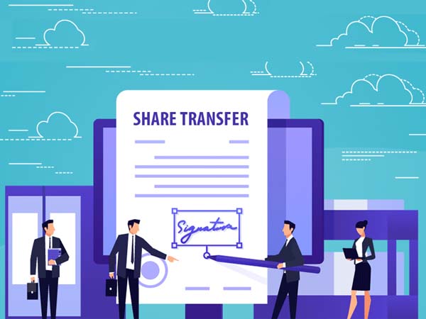What is Transfer of shares